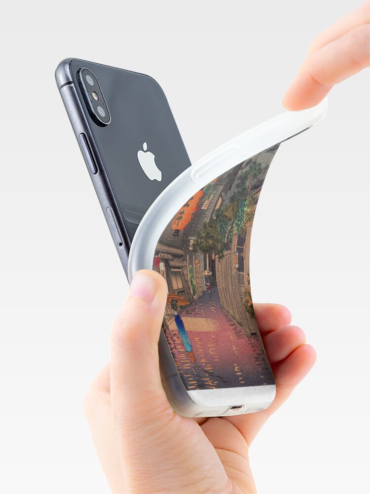 Alternate view of Night Street Rain iPhone Case & Cover