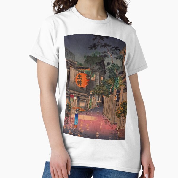 Vista previa del artículo con la obra «Lluvia nocturna en la calle», diseñado y vendido por RBEnt.