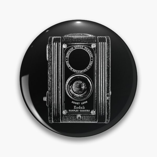 Item preview, Antique Kodak Duoflex with White Outline designed and sold by Retro Art Factory.