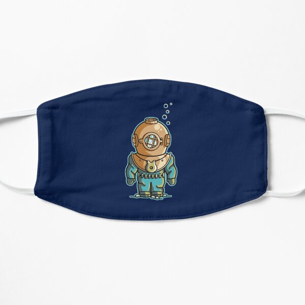 Cute Deep Sea Diver Flat Mask