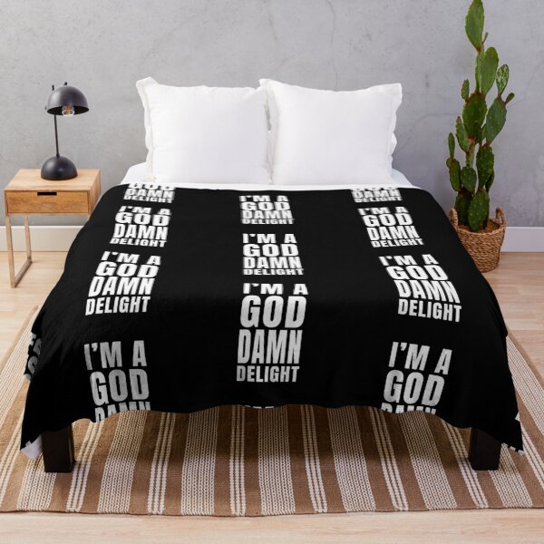 Item preview, I'm A God Damn Delight (Black) designed and sold by quoteedesigns.