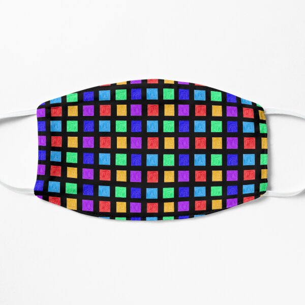 Square Abstract 120 Flat Mask