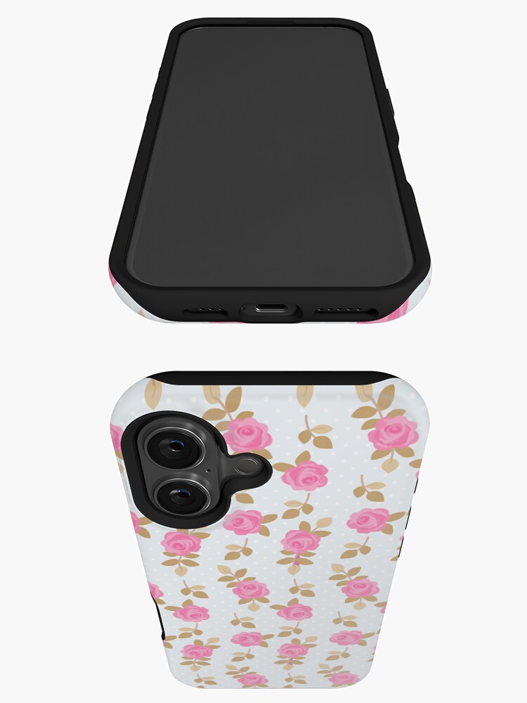 Thumbnail 3 of 4, iPhone Case, Alice Romantic Vintage Roses designed and sold by GirlyGirl.