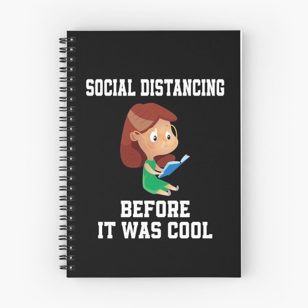 Item preview, Social Distancing Before it Was Cool designed and sold by Merch By ika.