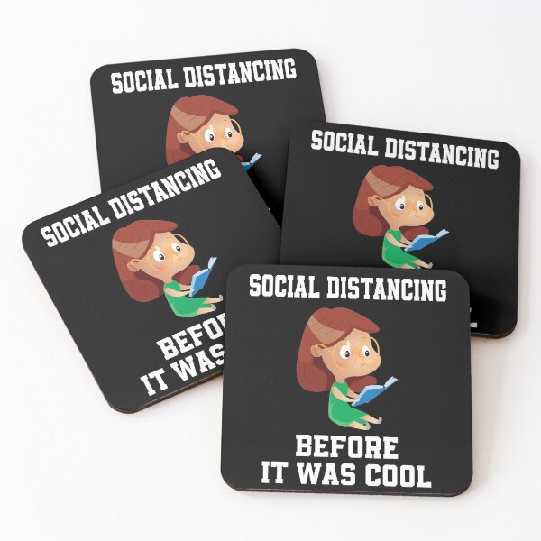 Item preview, Social Distancing Before it Was Cool designed and sold by Merch By ika.