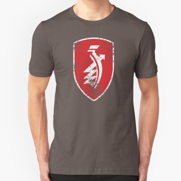 Distressed classic Zündapp emblem Slim Fit T-Shirt