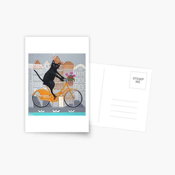 Item preview, Amsterdam Bicycle Ride designed and sold by KilkennyCat Art.
