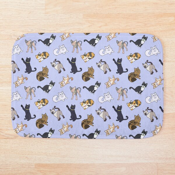 Aperçu de l'œuvre Motif de chat - Bleu créée et vendue par SnowWolpard.