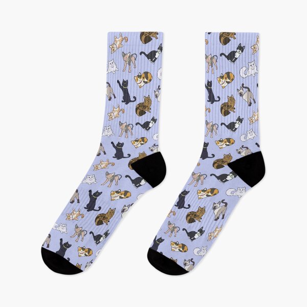 Item preview, Cat Pattern - Blue designed and sold by SnowWolpard.