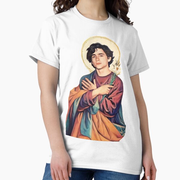 Item preview, Timothee Chalamet Saint/God Sticker designed and sold by ladybirddesigns.
