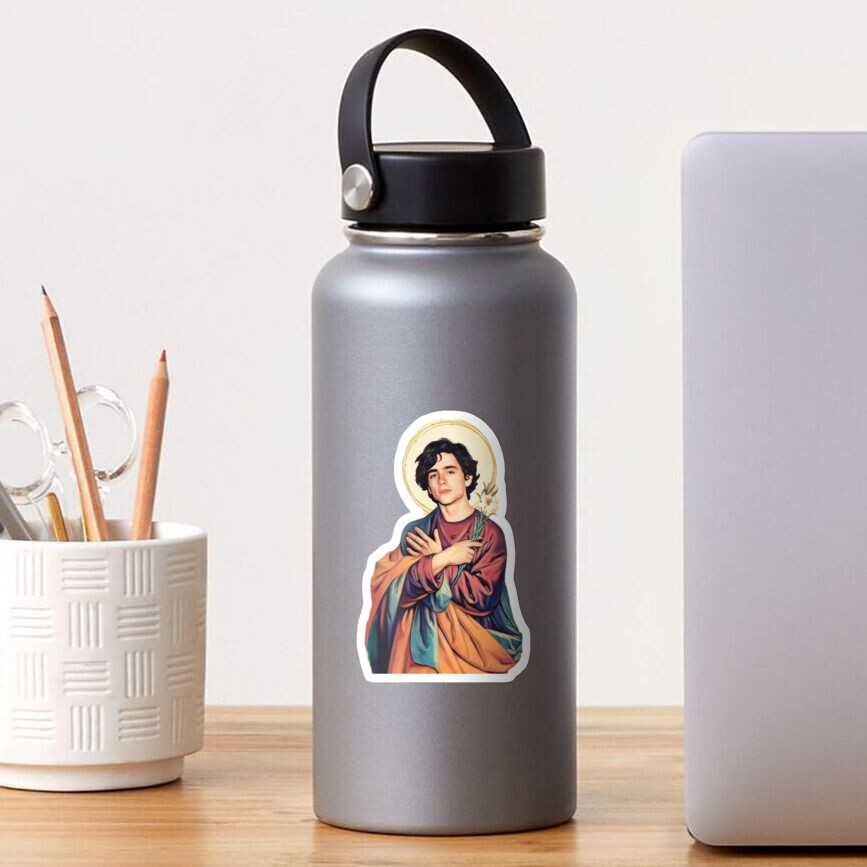 Timothee Chalamet Saint/God Sticker Sticker