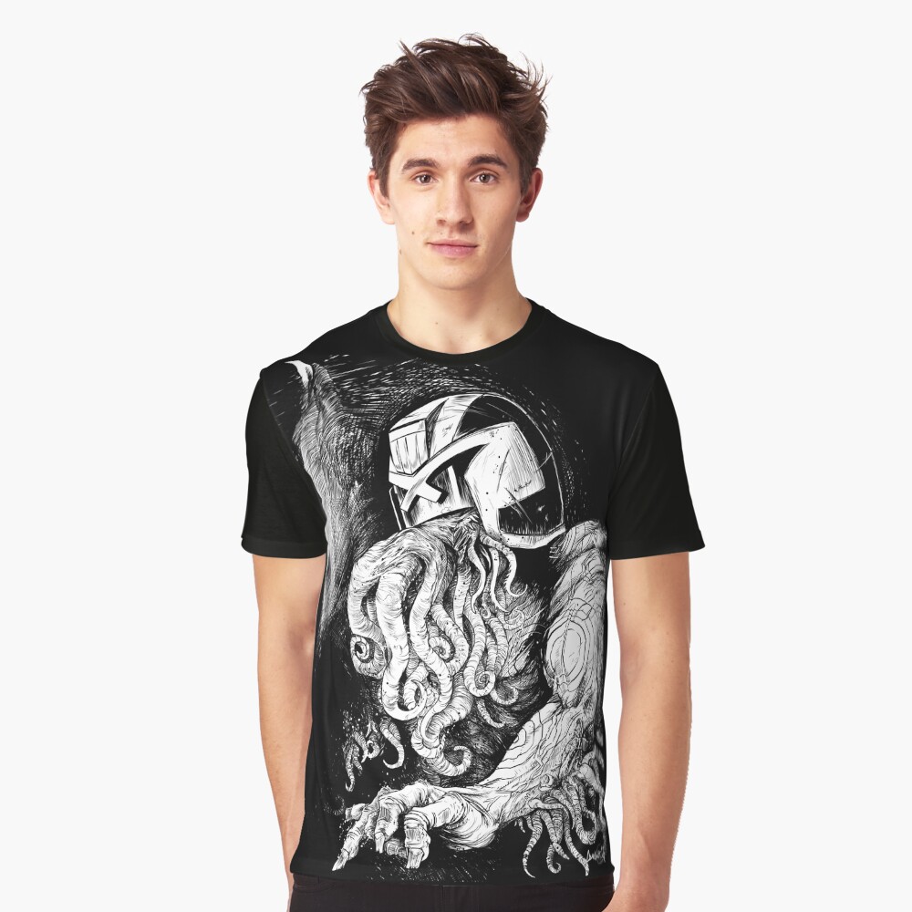 Judge Cthulhu Graphic T-Shirt