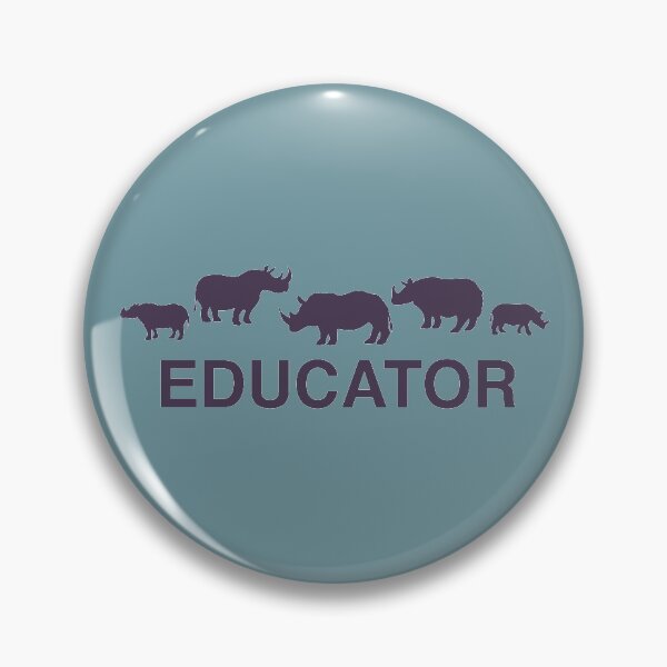 Item preview, Rhino Educator designed and sold by Peppermint Narwhal.