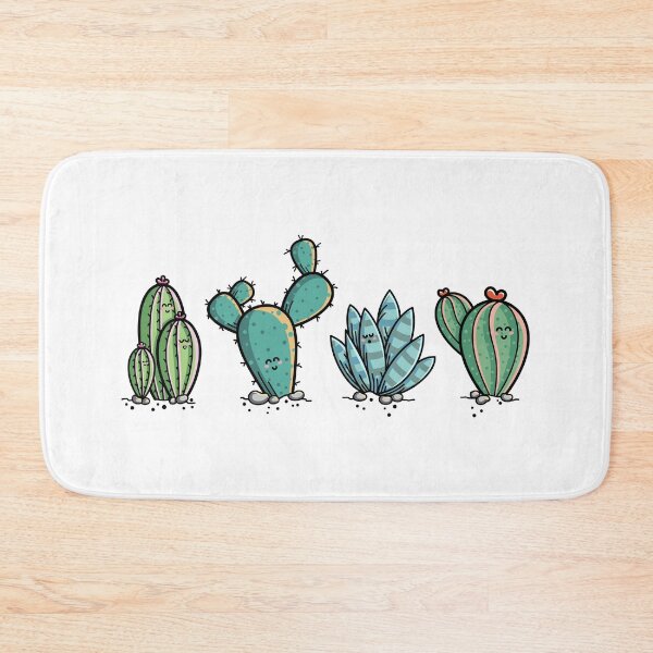 Item preview, Kawaii Cute Cacti Desert Plants designed and sold by Flaming Imp.