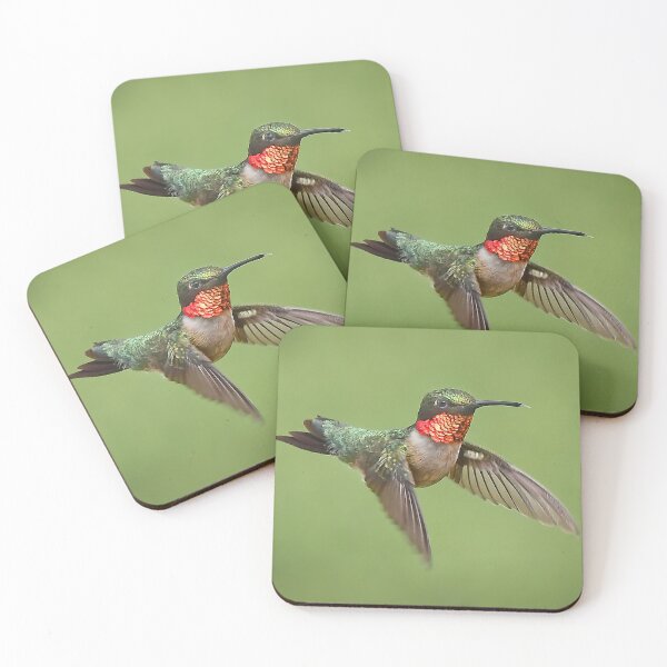 Item preview, Ruby Throated Hummingbird Male designed and sold by candiscamera.