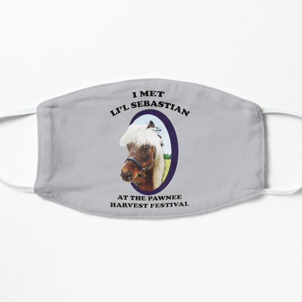 Lil Sebastian - Parks and Rec Flat Mask