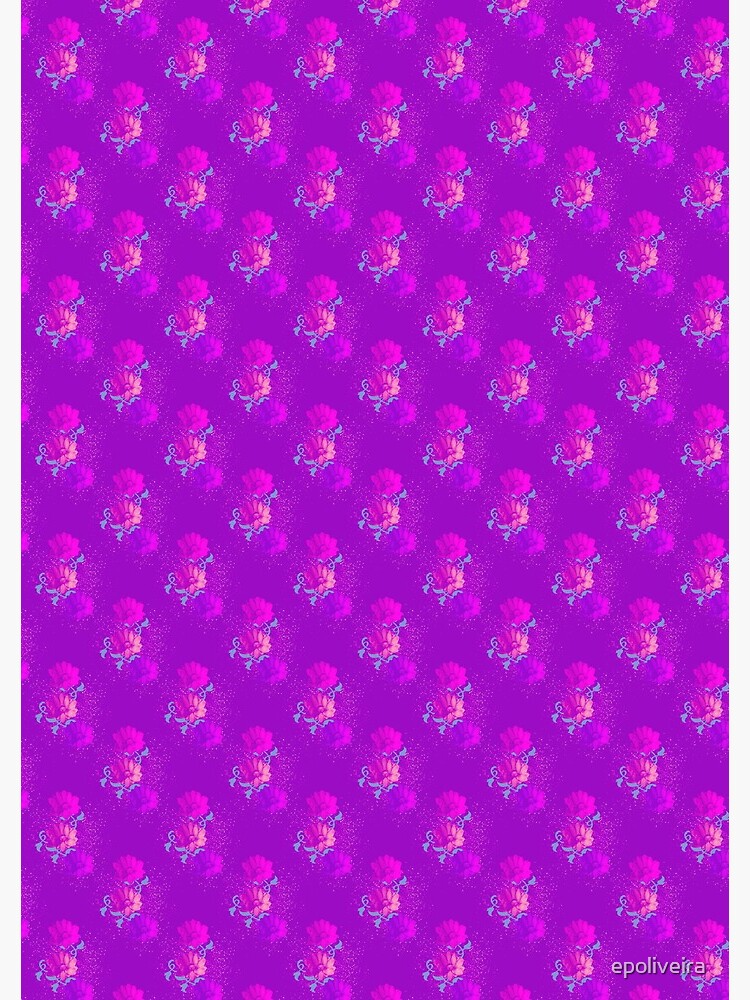 Bloom - Purple Flower Pattern by epoliveira
