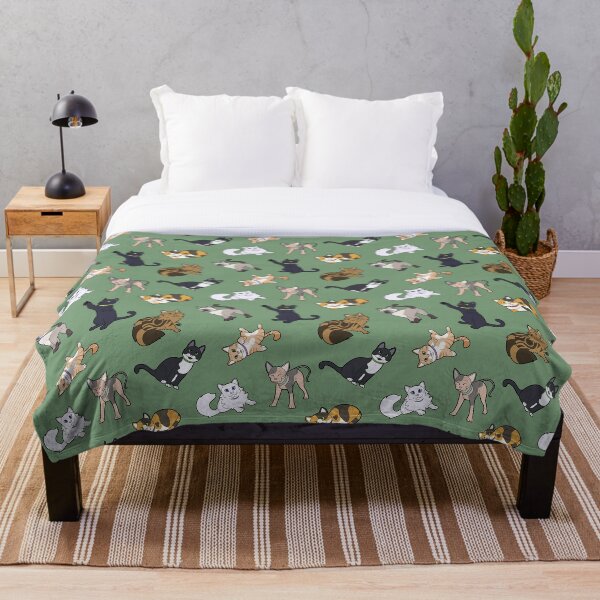 Item preview, Cat Pattern - Forest designed and sold by SnowWolpard.