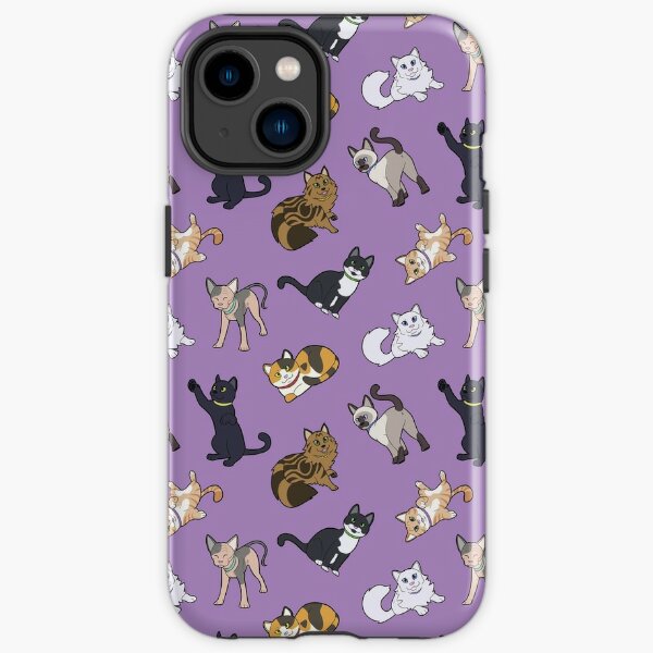 Purple Cat Phone Cases for Sale Redbubble