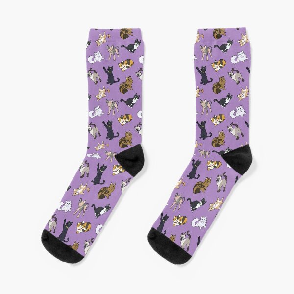 Purple Tiger Socks