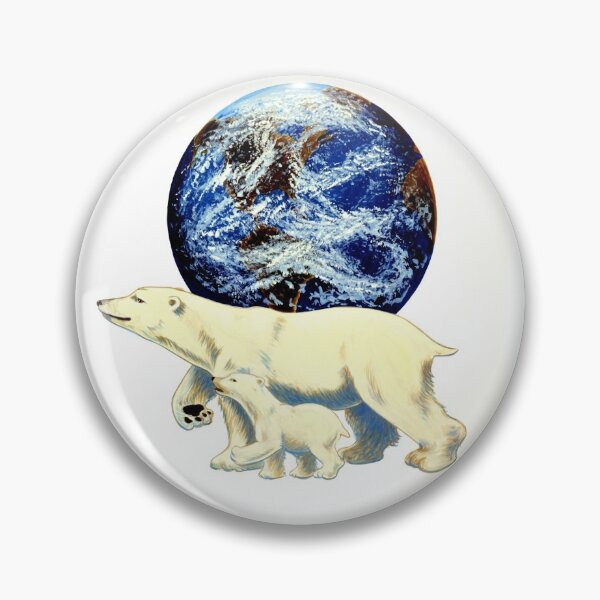 Item preview, Save Our World- Polar Bear designed and sold by Apollo Environmental Artist.