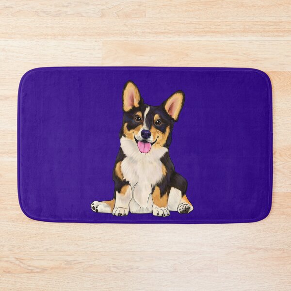 Item preview, Cute sitting corgi tri color dog designed and sold by Mehu.