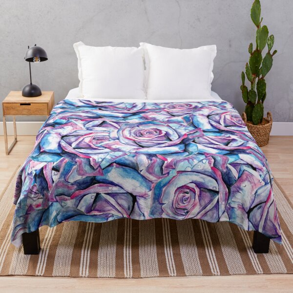 Item preview, Purple rose print designed and sold by jellyrelish.