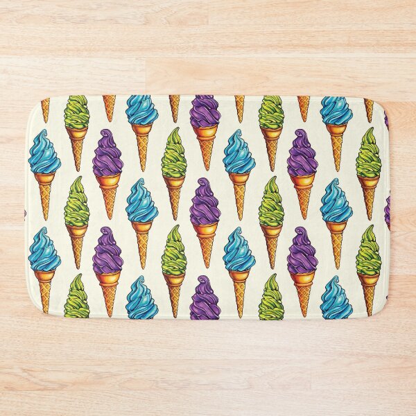 Item preview, Ice Cream Purple Blue Green Pattern designed and sold by Kelly  Gilleran.