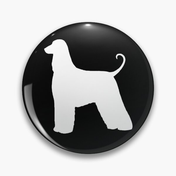 Item preview, Afghan Hound White Silhouette(s) designed and sold by Jenn Inashvili.