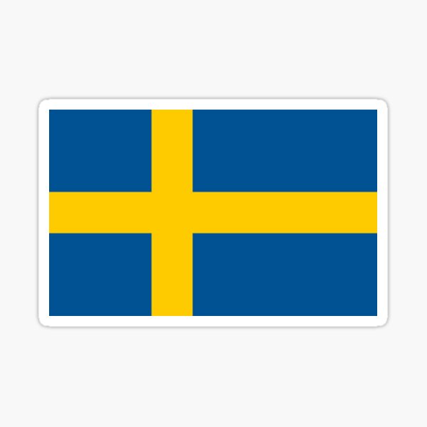 Sweden Flag  Sticker