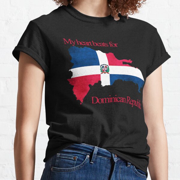 Mein Herz schlägt für die Dominikanische Republik Classic T-Shirt