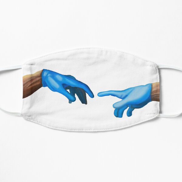 The Creation Of Adam in 2020 Flat Mask