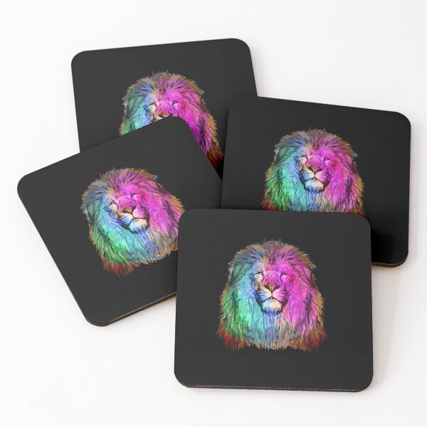 Item preview, Lion king,hipster, Colorfull vintage look designed and sold by Collagedream.