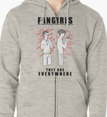 Stalking Jim Zipped Hoodie