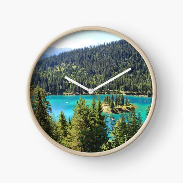 Lake Cauma, Flims, Graubünden Clock