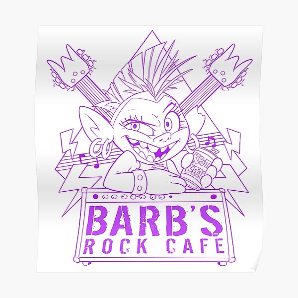 Barb's Rock Cafe Poster