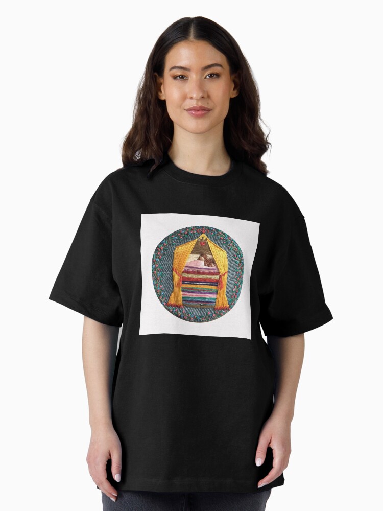 Thumbnail 1 of 7, Oversized T-Shirt, The Princess and the Pea designed and sold by SewingSongbird.