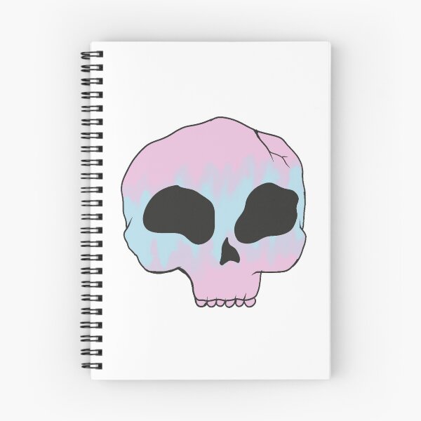 Item preview, Trans Pride skull  designed and sold by CoraBee.