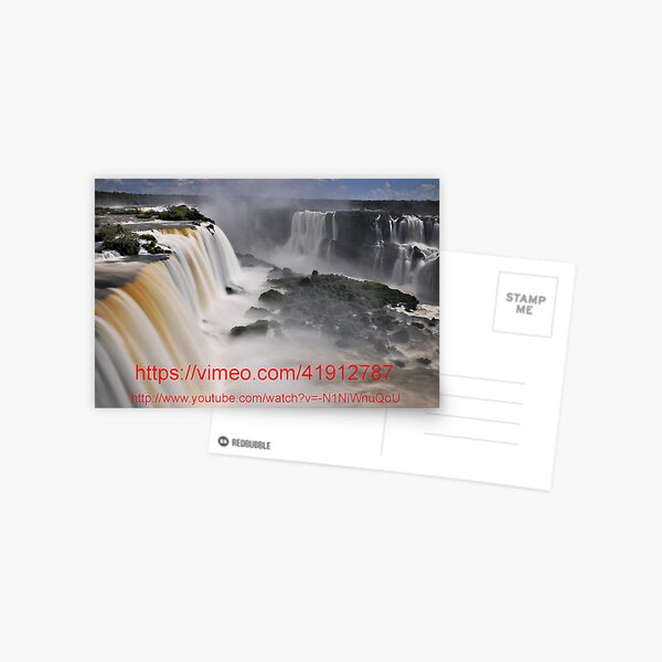 Links to a video of Iguazu Falls Postcard