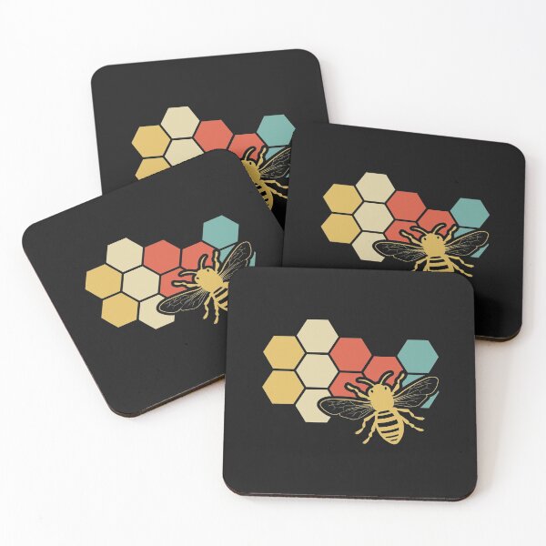 Item preview, Retro Vintage Beekeeping, Bee & Honeycomb for Beekeepers designed and sold by EstelleStar.