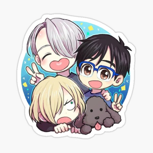 yuri on ice Sticker