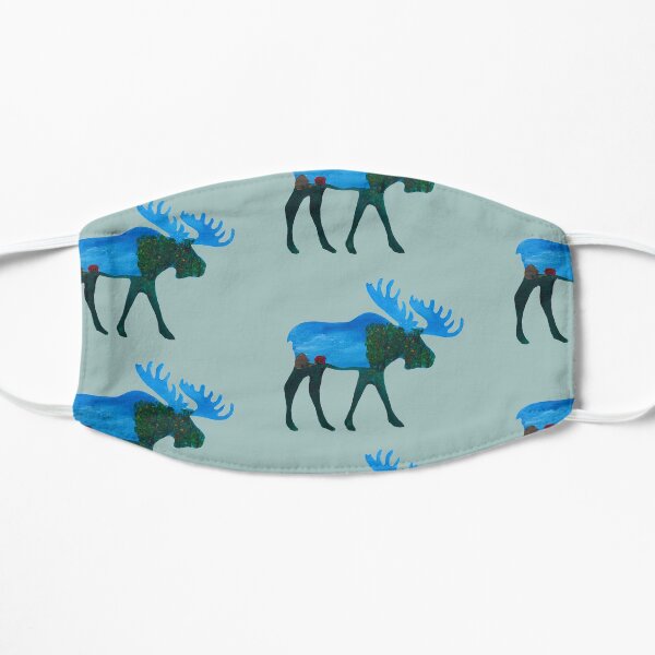 Moose Silhouette Mask