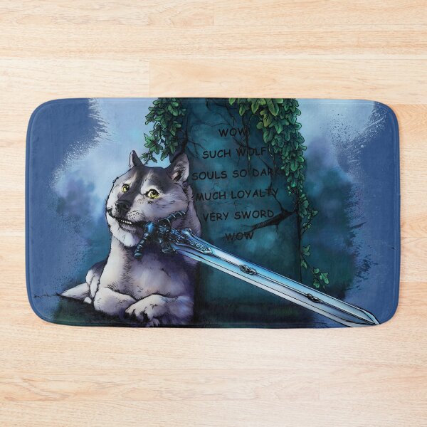 Item preview, Great Grey Doge Sif designed and sold by Haunted Nest.