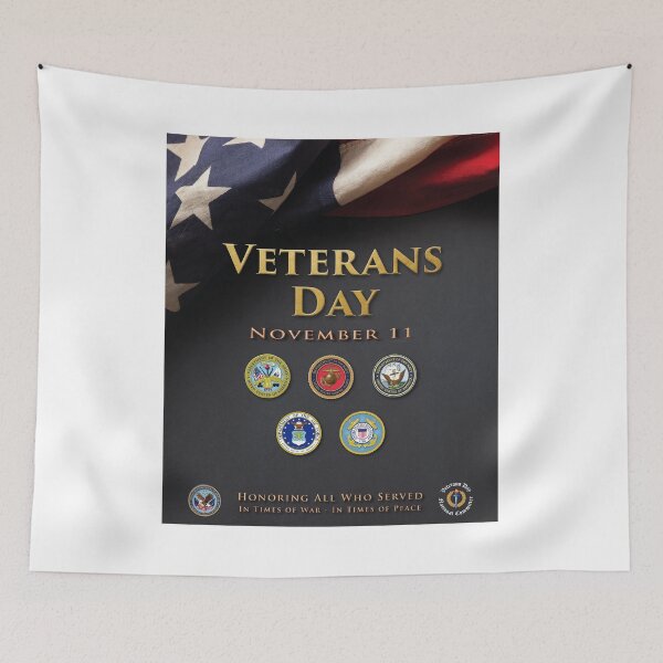 Item preview, Veterans Day Armed Forces Poster designed and sold by Nikki SpaceStuffPlus.