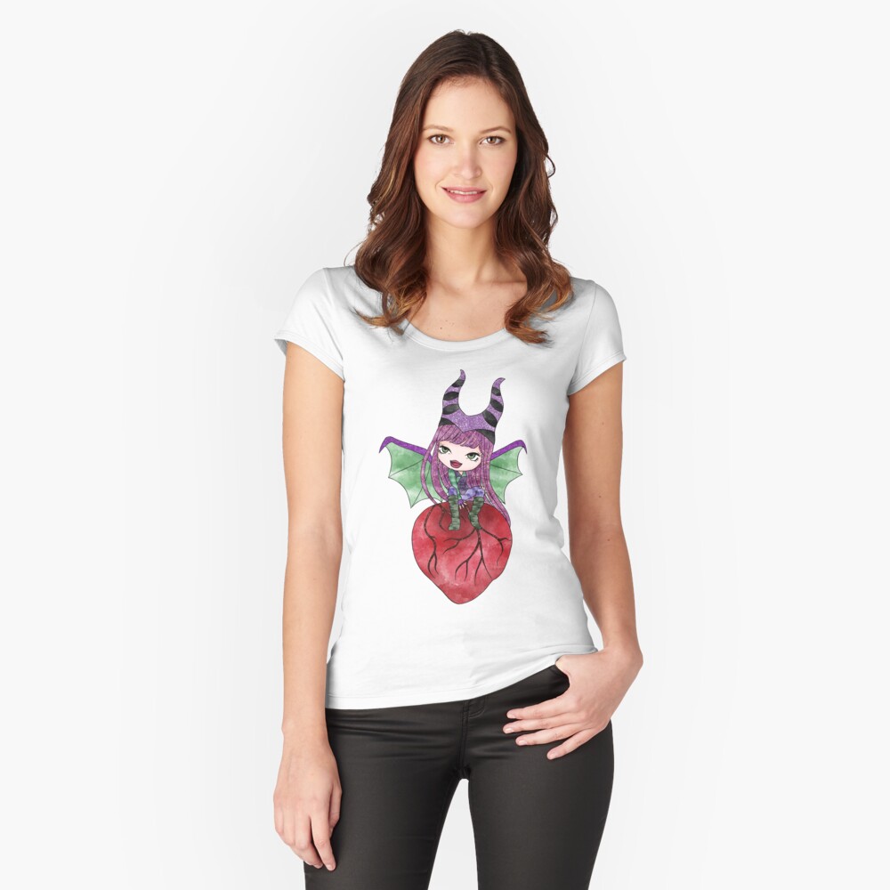 Item preview, Camiseta entallada de cuello ancho designed and sold by spyderboy8.
