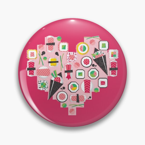 Item preview, Paper cut geo sushi // pastel pink background designed and sold by SelmaCardoso.