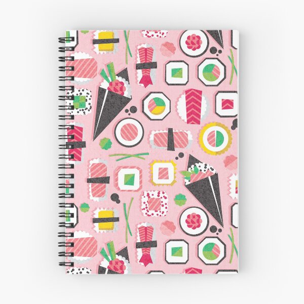 Item preview, Paper cut geo sushi // pastel pink background designed and sold by SelmaCardoso.