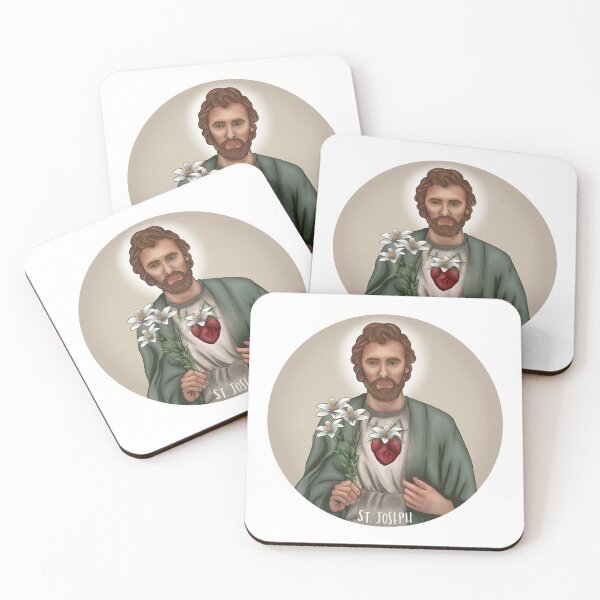 Item preview, St. Joseph, husband of Mary - Sticker  designed and sold by Simply Striving.