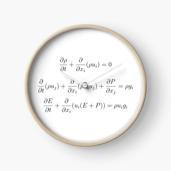 Conservation Laws for Gas Dynamics with a Classical Gravitational Field Clock