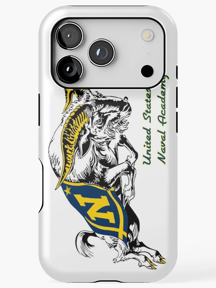 Thumbnail 1 of 4, iPhone Case, THE USNA Rampaging Goat! designed and sold by Nikki SpaceStuffPlus.